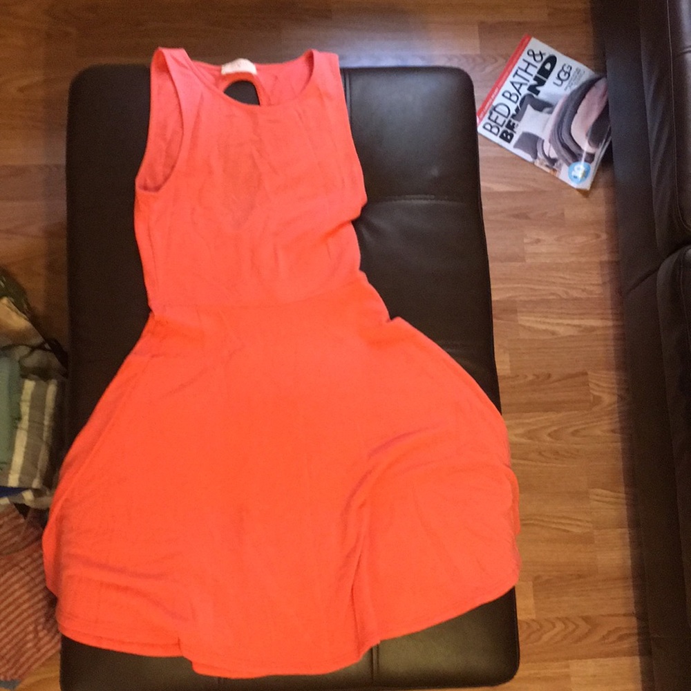 Coral dress